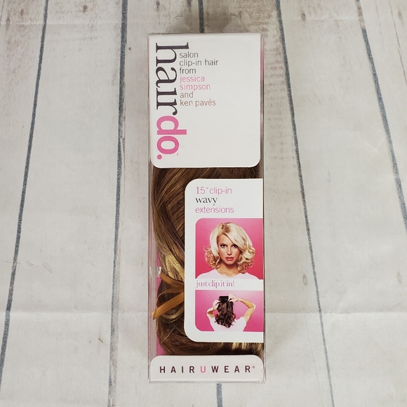 Hair Do Other - Jessica Simpson Hair Do Clip In Hair Extensions 15" Wavy Glazed Strawberry